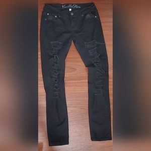 Ripped black jeans